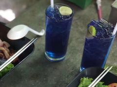 -蝶豆花蓝面条