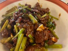 小炒黄牛肉-糟粕醋·椰苑海南菜餐厅(亚龙湾天域酒店)