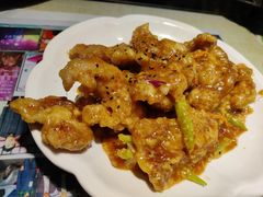 马苏里拉奶酪锅包肉-乡间好味私家菜(总店)