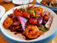 椒香虾仁爆鸡球-陈傻子餐厅(世纪都会店)