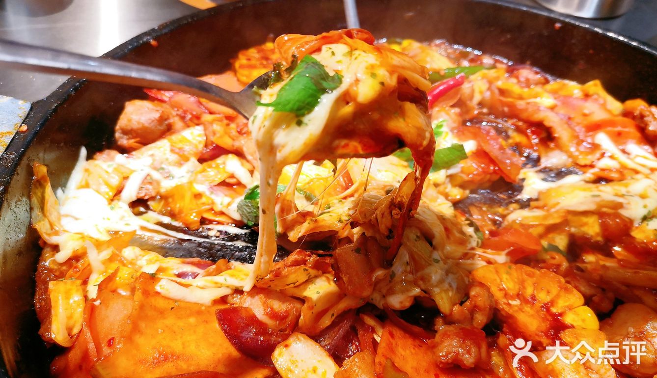 韩式芝士辣炒鸡！