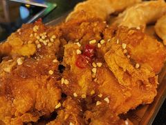 蒜香酱油无骨炸鸡-包装马车·韩国料理·포장마차