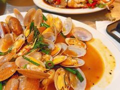 炒花甲-龙眼南白粥六顺白粥