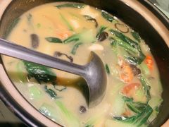 蔬菜鲜虾煲-龙井壹号·茶缘山景宴(龙井村店)