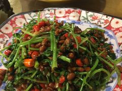 香菜炒腊八豆-老乡村(南湖路店)