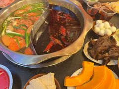 鸳鸯锅底-叶记鲜鹅肠火锅城(聚丰锦绣盛世店)