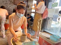 -不贰手作陶艺diy·烧玻璃·银饰团建(人民大学店)