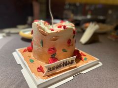 油画风蛋糕-勒甜LO CHO·私人订制低糖代糖纯动物奶油生日蛋糕(新开路店)