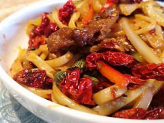 干煸炒面-巴扎美食·新疆菜·西域歌舞表演餐厅(新疆大厦店)