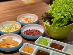 -明洞阿姨·韩式酱蟹烤肉·创意料理(三元桥店)