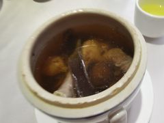 沙揽木耳炖瘦肉-山泉公馆酒家(广州东站店)