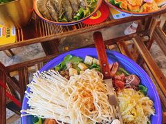 -陈叉子钢盆烤肉(中原万达店)