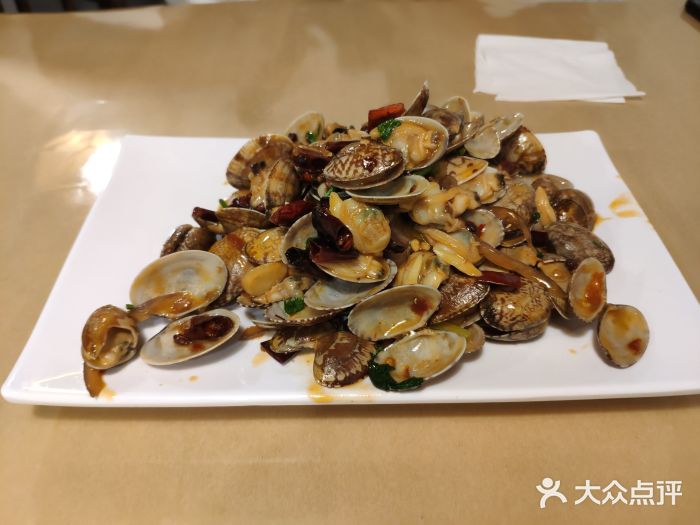 常记蚝味鲜·烧烤海鲜大排档(东风北桥店)辣炒花蛤图片