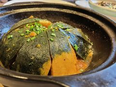 南瓜焖肉煲-南山饭店(阳明古镇店)