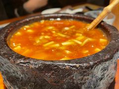 石锅鸡汤豆腐-绿茶餐厅(王府井永宁门店)