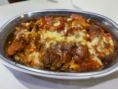 鲜茄汁焗猪扒饭-锦园春香港茶餐厅(西海湾旗舰店)