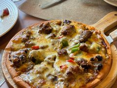 雪花牛肉披萨-勺园西餐厅