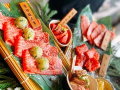 本日限定和牛五种组合-老乾杯和牛烧肉(王府中环店)