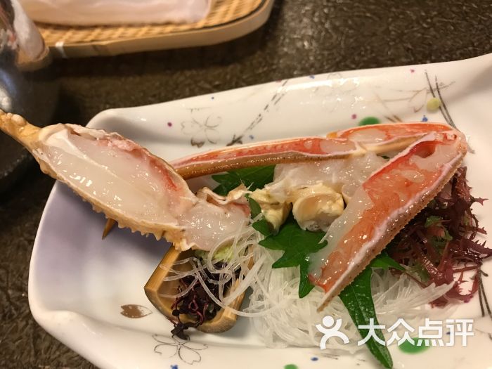 螃蟹刺身