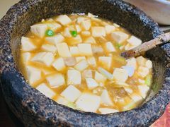 石锅鸡汤豆腐-绿茶餐厅(西单老佛爷店)