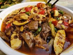 肝腰合炒-柏合黄记豆腐皮饭店