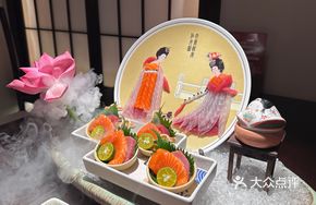 Salmon and Tuna Sashimi Platter