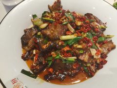 大蒜叶炒腊肉-湘约爨厨(太白立交店)