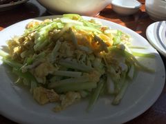 韭黄炒蛋-老杨饭店(万科里店)
