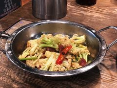 干锅有机菜花-鲜小岛·铜锅涮肉
