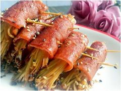 培根金针菇卷-强记龙虾钳(定安里店)