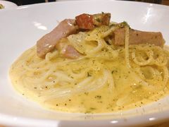 培根奶油意面-Ufufu cafe(天神巷店)