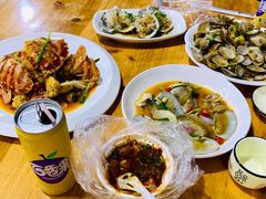 爆炒花甲-庆余生平价生猛海鲜(海棠湾林旺夜市店)