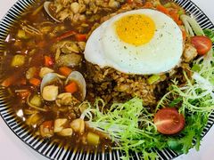 墨鱼汁海鲜饭-Barbe a papa亲子餐厅(杨浦店)