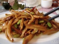 大头菜炒毛豆子-元泰酒店