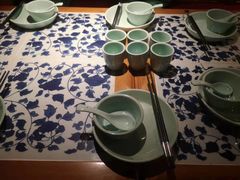 餐具摆设-绿茶餐厅(布吉万象汇店)