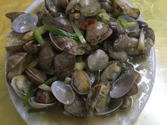 炒海螺（花甲）-明记海鲜美食老字号(明记总店)