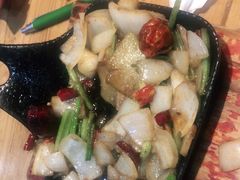 铁板土豆片-老胖串店(山大路店)