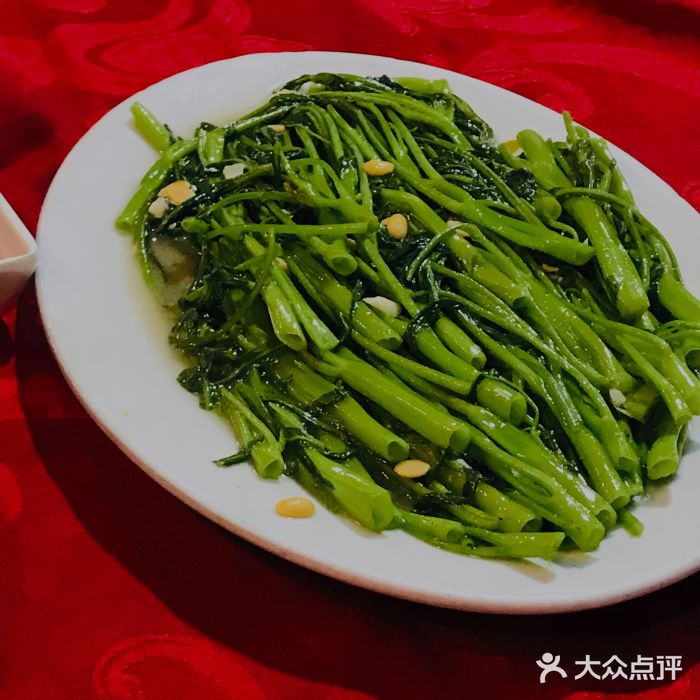车头老二大排档炒番薯叶图片