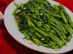 炒番薯叶-车头老二大排档