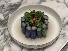 秋茄配鲟鱼籽酱-杭州君悦酒店·湖滨28中餐厅