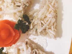 银鱼芋丝烙-郑厨私房菜