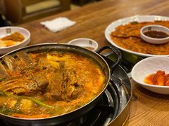 土豆排骨火锅-喇喇排骨火锅·传统韩式脊骨汤(望京西园总店)