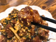 紫苏咸蛋黄焗排骨-南记食粥坊·宵夜大排档(莲花总店)