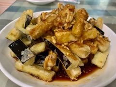 蛤蜊肉拌茄子-华春餐馆(鱼山路店)