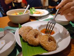 炸虾饼配泰国梅子酱-帕蓝·暹罗料理(曲阳店)