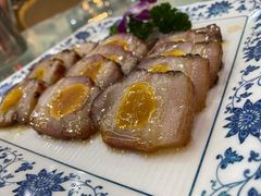 咸蛋叉烧-水乡人家私房菜(逢简店)