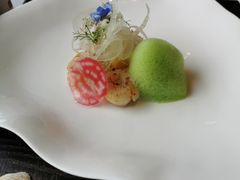 蛋白薄脆草莓青柠雪葩-王品台塑牛排(成都万象城店)