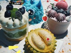 猫山王榴莲芝士-玲婧胡同·生日蛋糕·餐厅(嘉里城店)