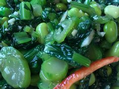 毛豆拌青菜-贺秦生陕面王(富力城店)