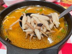 蘑菇汤莜面鱼鱼-西贝(大华虎城店)